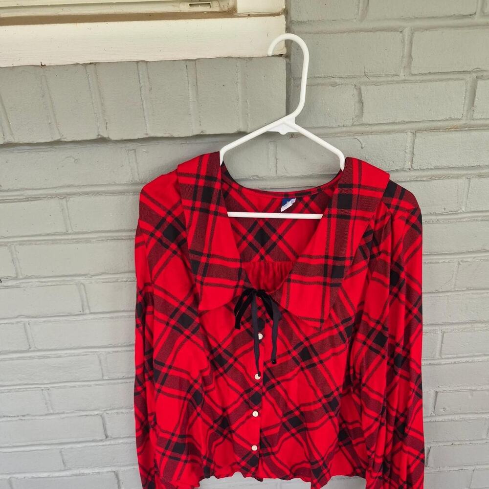 Vintage style old navy red